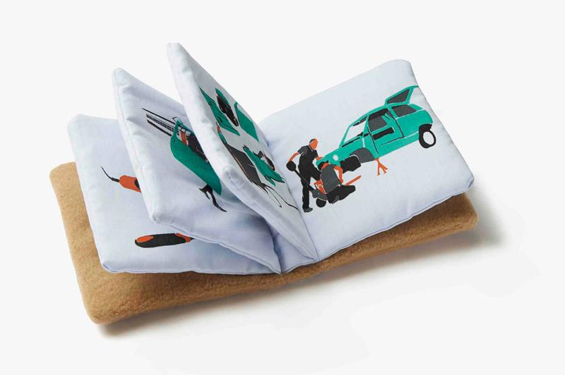 Children's book made out of fabric